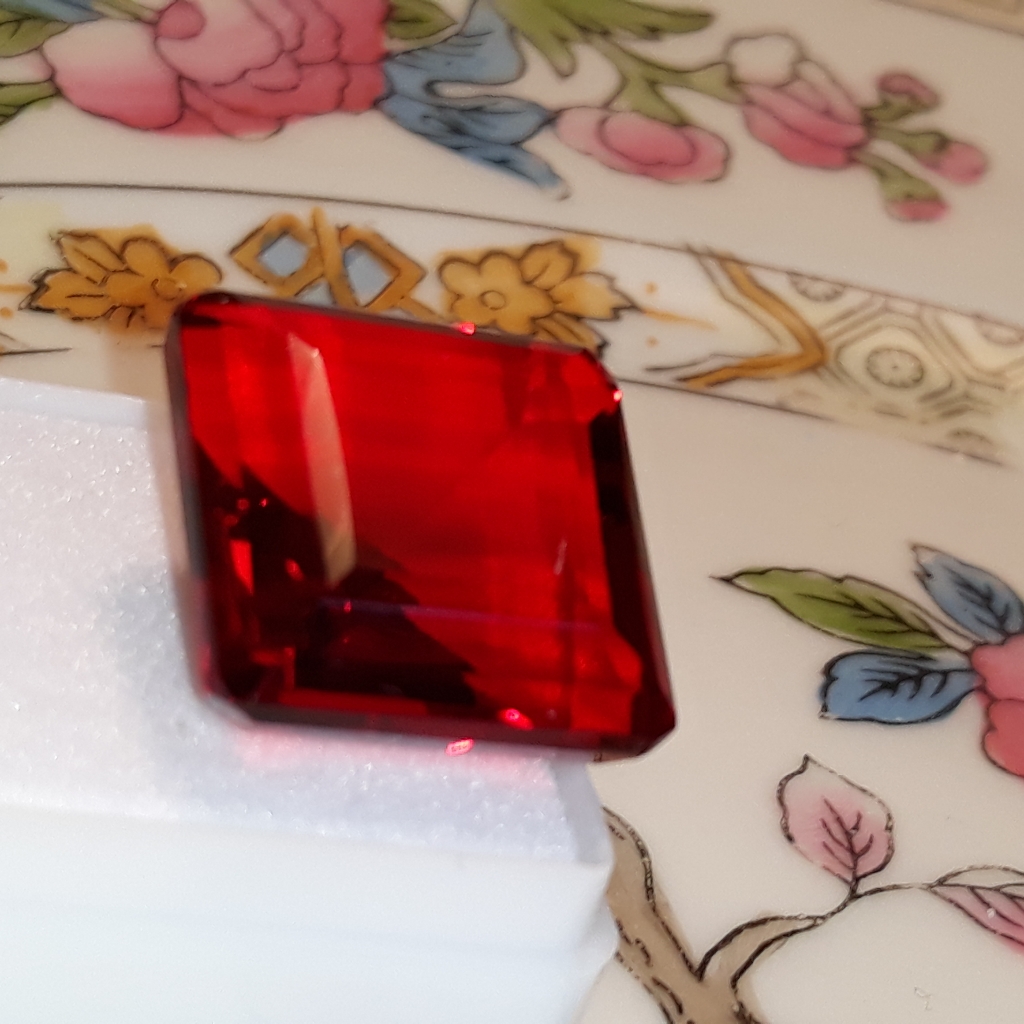 23.90 Carat Lab Created Ruby